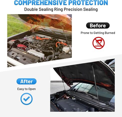 Hood Struts Fit for Ford Edge 2015-2023 Hood Lifting Support ﻿Hood Door Balancer Replacement Support Quick Lift No Drilling Required Replace#FT4Z16C826B Car Accessories in Saudi Arabia