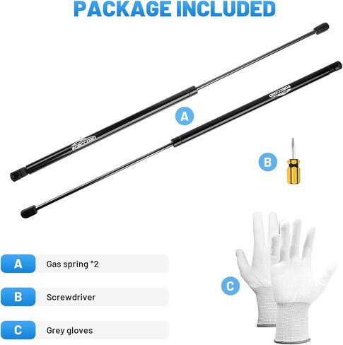 Hood Struts Fit for Ford Edge 2015-2023 Hood Lifting Support ﻿Hood Door Balancer Replacement Support Quick Lift No Drilling Required Replace#FT4Z16C826B Car Accessories in Saudi Arabia