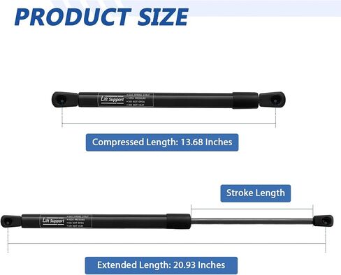 Rear Hatch Liftgate Struts for Honda Pilot 2009-2015, SG226029 Trunk Shocks Lift Support for Honda Pilot Base/EX/EX-L/LX/SE with Power Tailgate Models Replace 6648, SG226029,2 PCS in Saudi Arabia