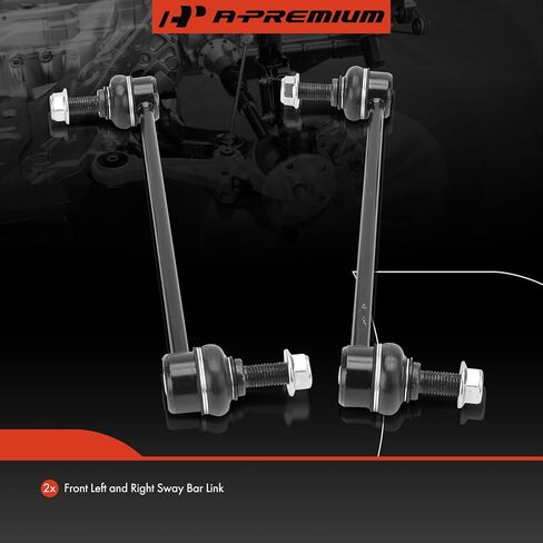 A-Premium 2 x Front Sway Bar Links Stabilizer Bar Links, Compatible with Buick Riviera 1990-1993 & Cadillac Allante 1990-1993, DeVille 1994, Eldorado 1990-1994, Seville 1990-1994 & Oldsmobile Toronado in Saudi Arabia