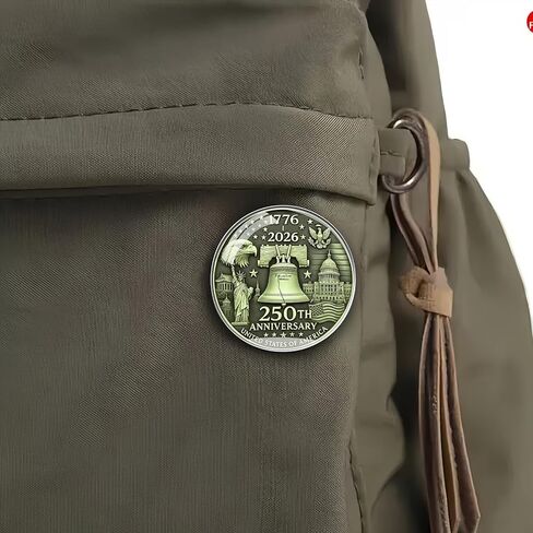 دبابيس الذكرى السنوية الـ 250 للولايات المتحدة الأمريكية، دبابيس معدنية لطية صدر السترة لعيد ميلاد أمريكا 250 عامًا، 1776-2016 شارة النسر والحرية التذكارية لعيد الاستقلال الوطني in Kuwait