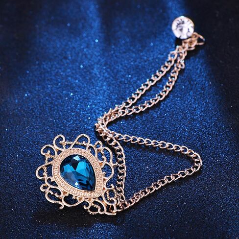 3Pcs Lapel Pins for Men Brooch Suit Pin Hat Pins for Man Collar Pins for Men (A) in Kuwait