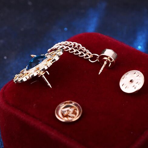 3Pcs Lapel Pins for Men Brooch Suit Pin Hat Pins for Man Collar Pins for Men (A) in Kuwait