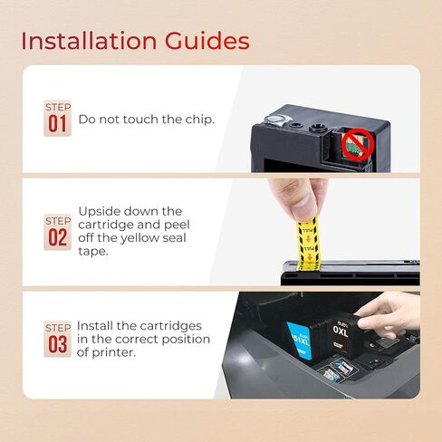 ejet 950XL and 951XL Ink Cartridges Combo Pack 5 Pack Compatible for HP 950 951 Ink Cartridges Combo Pack Use for OfficeJet Pro 8600 8610 8620 8625 8100 8630 276DW 251DW, Black Cyan Magenta Yellow in Kuwait