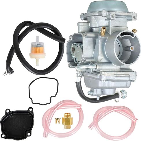 Carburetor Carb 13200-19B92 Replacement for King Quad 300 LTF4WDX 1994-1998 / King Quad 300 LTF300F 4x4 1999 Throttle Cable Threaded Type in Saudi Arabia