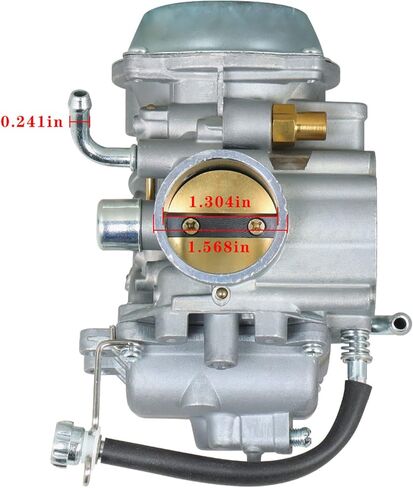 Carburetor Carb 13200-19B92 Replacement for King Quad 300 LTF4WDX 1994-1998 / King Quad 300 LTF300F 4x4 1999 Throttle Cable Threaded Type in Saudi Arabia