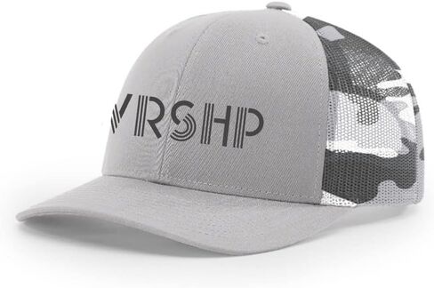 Trenz Shirt Company Christian WRSHP Worship Jesus Mens Embroidered Mesh Back Trucker Hat in Saudi Arabia