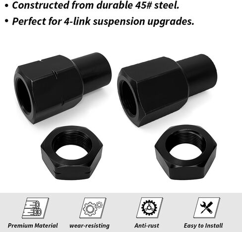 7/8"-18 Jam Nut Left Right for Rod Ends 45 Steel Off-Road 4-Link Suspension Kit in Saudi Arabia