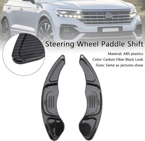 أغطية تمديد محول مجداف عجلة القيادة من Topteng لسيارة VW MK7 / MK7.5 Golf/Golf-R/GTI 2015-2020، لجيتا GLI فقط 2015-2021، Golf 7/Golf 7 GTI 2015-2020، T-Roc/Touareg 2019-2024 in Saudi Arabia