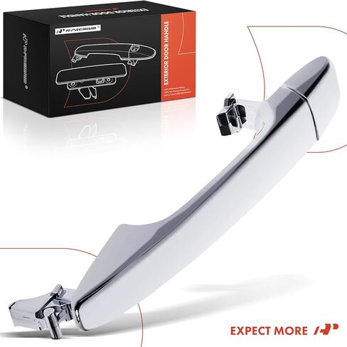 A-Premium Rear Driver or Passenger Side Exterior Door Handle Compatible with Toyota Prius, Sienna, Avalon, Venza & Subaru Outback, Forester, Impreza, Legacy & Scion tC, iQ, Without Smart Entry System in Saudi Arabia