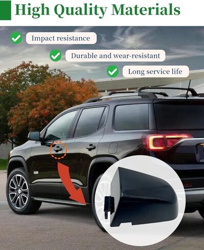 13587840 Front Left Driver Doors Handle Cap Cover Fit for Chevrolet Blazer Camaro Equinox Impala Malibu Traverse Fit for GMC Acadia Terrain in Kuwait