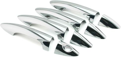 SEGADEN Chrome Door Handle Cover Trims Compatible with HYUNDAI Accent Verna i25 Solaris DODGE Attitude 2011-2014 XG2112A in Saudi Arabia