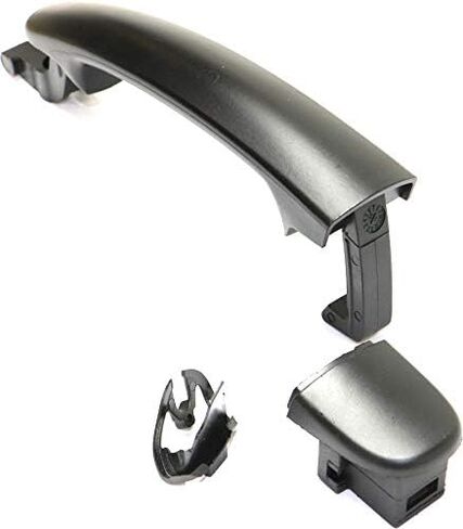 Garage-Pro Exterior Front Door Handle Compatible with Volkswagen TIGUAN 2009-2017/JETTA 2011-2018 RH Primed Black Plastic (=REAR RH/LH) in Saudi Arabia