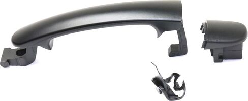 Garage-Pro Exterior Front Door Handle Compatible with Volkswagen TIGUAN 2009-2017/JETTA 2011-2018 RH Primed Black Plastic (=REAR RH/LH) in Saudi Arabia