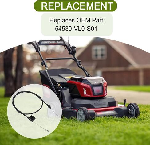 54530-VL0-S01 كابل فرامل جزازة العشب لهوندا HRR216 HRX217 المشي خلف جزازات العشب، يستبدل 54530VL0S01 in Kuwait