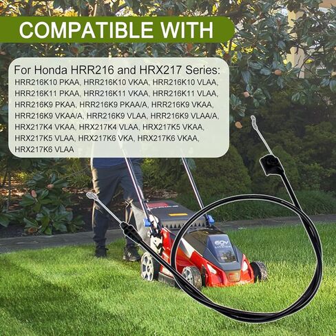 54530-VL0-S01 كابل فرامل جزازة العشب لهوندا HRR216 HRX217 المشي خلف جزازات العشب، يستبدل 54530VL0S01 in Kuwait