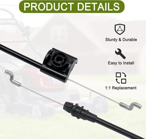 54530-VL0-S01 كابل فرامل جزازة العشب لهوندا HRR216 HRX217 المشي خلف جزازات العشب، يستبدل 54530VL0S01 in Kuwait