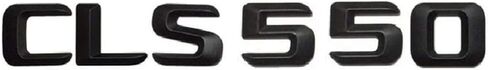ABS 3D ماتي الأسود CLS 550 رسائل شعار شارة يستبدل مع فئة C الجانب سوبر تشارج توربو شعار سيارة التصميم تجديد ملصق CLS550 in Saudi Arabia