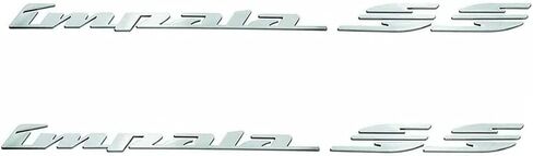 Pair Set 1994-1996 Impala Ss Emblems Rear Quarter Panel 3D Letter Badge Car Nameplate Replacement for Impala (Gloss Black) in Saudi Arabia