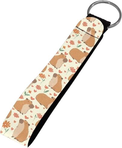 Wristlet Keychain with Metal Clasp Key Chain Key Ring Keys Accessories in Saudi Arabia