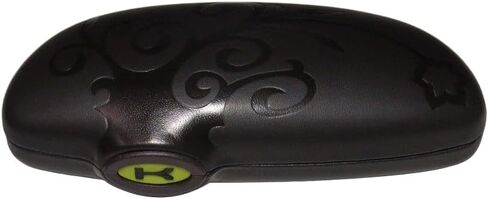 MOREL Koali 6919k للسيدات/النساء مصمم فرنسي ذو حافة كاملة مصنوع من مواد فاخرة حافظة صلبة للنظارات/النظارات (50-17-135، أسود/رمادي) in Kuwait