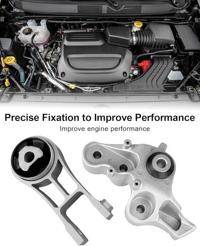 Rear Engine Motor Mount Torque Strut Mount Kit Fit for Chrysler Pacifica 3.6L 2017-2023 Replace 68224744AB 68224744AC A20070 in Saudi Arabia