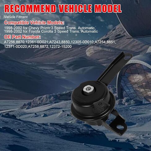 4 Pcs Engine Motor Mount and Transmission Mount Set Compatible with 1998 1999 2000 2001 2002 for Toyota Corolla 1.8L # A7256 A7258 A7254 A7243 in Kuwait