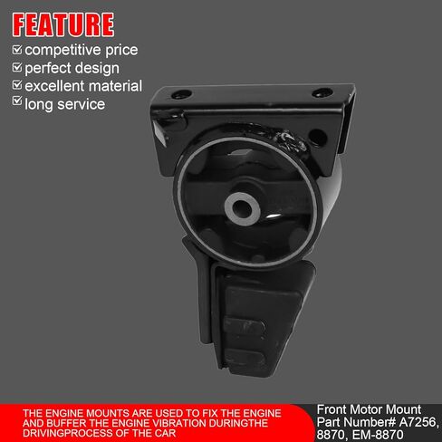 4 Pcs Engine Motor Mount and Transmission Mount Set Compatible with 1998 1999 2000 2001 2002 for Toyota Corolla 1.8L # A7256 A7258 A7254 A7243 in Kuwait