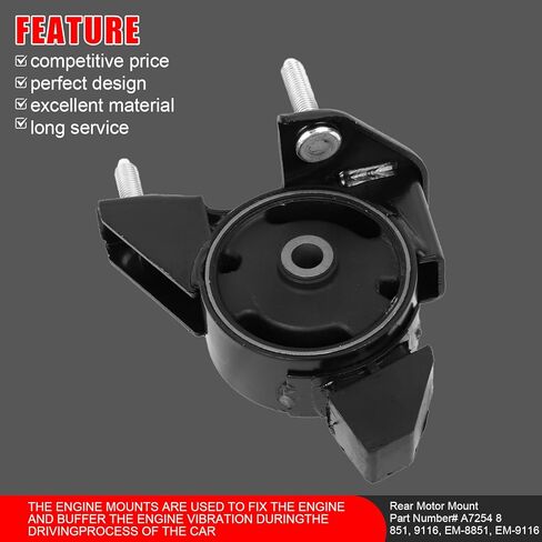 4 Pcs Engine Motor Mount and Transmission Mount Set Compatible with 1998 1999 2000 2001 2002 for Toyota Corolla 1.8L # A7256 A7258 A7254 A7243 in Kuwait