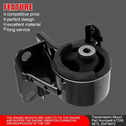 4 Pcs Engine Motor Mount and Transmission Mount Set Compatible with 1998 1999 2000 2001 2002 for Toyota Corolla 1.8L # A7256 A7258 A7254 A7243 in Kuwait