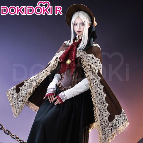 KIRA KIRA The Doll Cosplay Costume Doki-R Full Set Balck Dress Cape Hat Halloween Costume Lolita Dress in Saudi Arabia