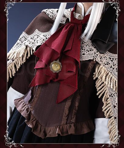 KIRA KIRA The Doll Cosplay Costume Doki-R Full Set Balck Dress Cape Hat Halloween Costume Lolita Dress in Saudi Arabia