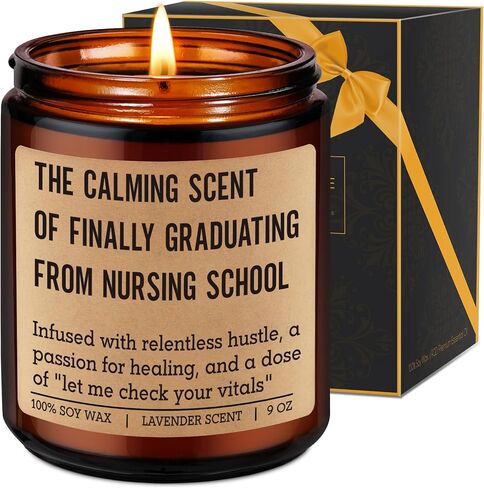 Fairy's Gift Candle, Nursing School Graduation Gifts for Nurse Student, Graduation Gifts for New Grad Nurses, Funny Grad Presents for Nursing Students Graduates, Future RN LPN Presents for Her in Saudi Arabia