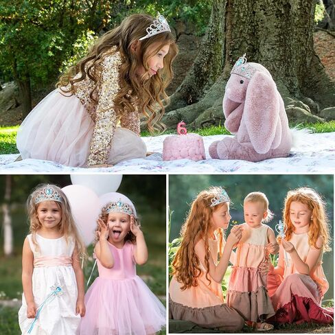 فستان الأميرة، قفازات الأميرة، عصا تيارا، قلادة، أقراط، سوار وخاتم هدية in Kuwait