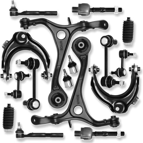 16pc Front Control Arm Ball Joint Assembly Tie Rod End Stabilizer Sway Bar End link Compatible with Fit for Acura TL 2004 2005 2006#OE K623753 K641543 K500117 ES800217 K90661 K90342 EV80210 in Kuwait