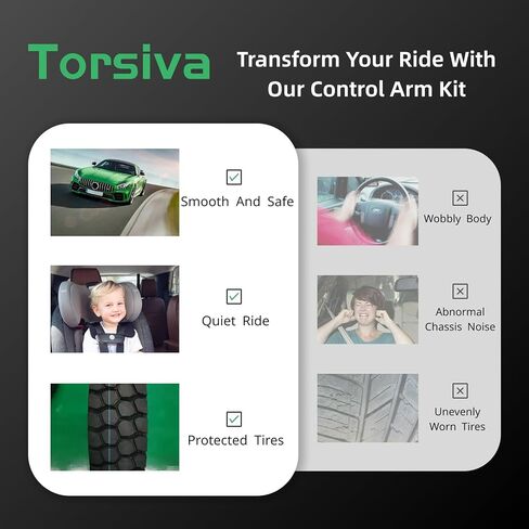 16pc Front Control Arm Ball Joint Assembly Tie Rod End Stabilizer Sway Bar End link Compatible with Fit for Acura TL 2004 2005 2006#OE K623753 K641543 K500117 ES800217 K90661 K90342 EV80210 in Kuwait