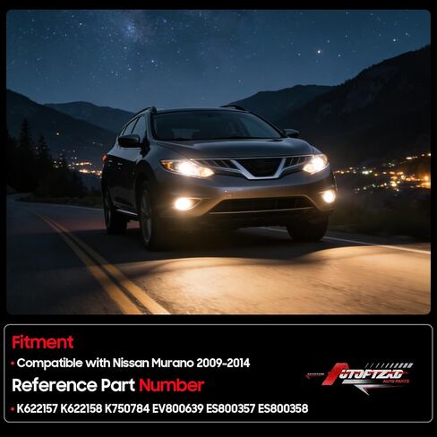 10Pcs Front Suspension Kit for 2009-2014 Nissan Murano, 2 Lower Control Arm w/Ball Joint 2 Sway Bar Link 4 Outer Inner Tie Rod End (# K622157 K622158 K750784 EV800639 ES800357 ES800358) in Kuwait