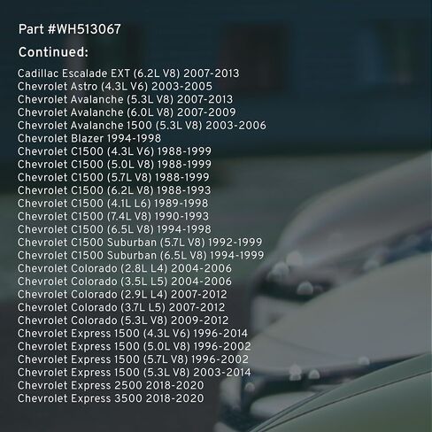 محمل العجلات الخلفية الفاخر عالي الجودة WH513067 - متوافق مع 1988-2021 Buick/Cadillac/Chevrolet/GMC/Hummer/Isuzu/Oldsmobile/Saab (9-7x، Ascender، Astro، Avalanche، Avalanche 1500، Blazer والمزيد) in Saudi Arabia