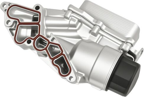 Engine Oil Cooler Filter Housing Assembly Compatible with Mercedes-Benz W203 W219 C230 C350 CL550 CLS550 E550 ML350 R350 SLK280 2003-2015 Replacement for 2721800510, 2721800410, 2721800110, in Kuwait