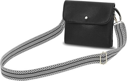 حقيبة كروس نسائية صغيرة - محفظة هاتف مزدوجة الطبقات، حقيبة كتف للسفر in Kuwait