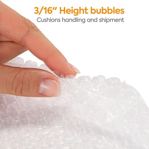 Staples 3/16" Bubble Cushioning Roll, 12" x 25’, Lightweight Protective Packing Wrap for Mailing & Shipping in Saudi Arabia