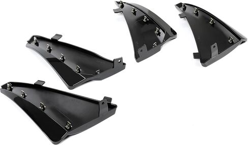 KUAFU Splash Guard Compatible with 2020-UP Chevrolet Corvette C8 Painted Fender Flares Mud Flaps Replacement for 84263453 84263457 Front Rear 4 Pcs in Saudi Arabia