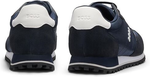 BOSS Men's Parkour-L Runn Sneakers in Mixed Materials with Laces and Embossed Logo in Saudi Arabia