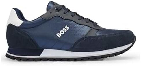 BOSS Men's Parkour-L Runn Sneakers in Mixed Materials with Laces and Embossed Logo in Saudi Arabia