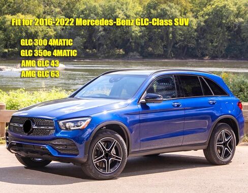 Sun/Rain Guards Wind Deflector Window Visor Compatible with 2016-2022 Mercedes-Benz GLC-Class SUV GLC 300, GLC 43, GLC 63, Sun Visor Shield, Tape-On 4 pcs in Kuwait