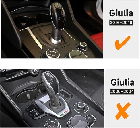 Center Console Liner for Alfa Romeo Giulia 952 Accessories2016 2017 2018 2019 for Giulia Cup Holder Mat, Door Slot Pad, Coaster Trim, Non-Slip Dust Interior, Custom Rubber Decoration Insert in Kuwait