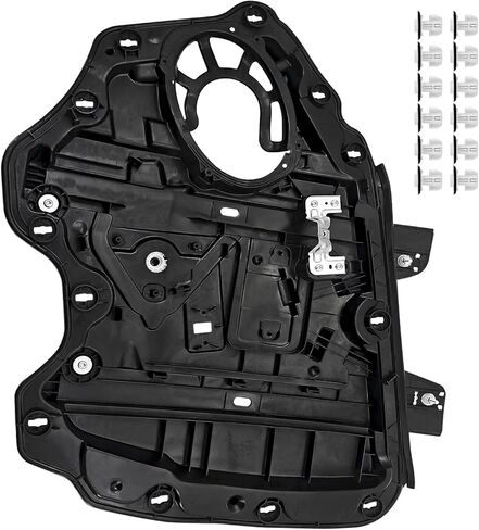 منظم النافذة الأمامي الأيمن للباب مع حامل متوافق مع Lincoln Aviator 2020-2025، بدون أجهزة استشعار ومحركات، استبدال # LC5Z5823208B LC5Z5823208 LC5BS23200AH LC5BS23200 in Kuwait