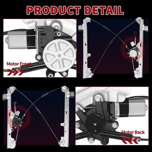 741-645 Front Passenger Side Power Window Regulator W/Motor Replaces for 1999-2007 Chevrolet Avalanche Silverado 1500 3500 Suburban for GMC Sierra 1500 2500 3500 Yukon XL for Escalade in Saudi Arabia