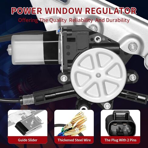 741-645 Front Passenger Side Power Window Regulator W/Motor Replaces for 1999-2007 Chevrolet Avalanche Silverado 1500 3500 Suburban for GMC Sierra 1500 2500 3500 Yukon XL for Escalade in Saudi Arabia