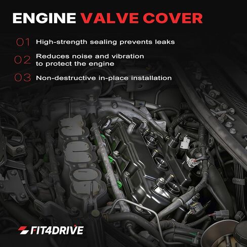 13264-9N00A Engine Valve Cover with Bolts for 15-16 Nissan Pathfinder, 15-20 Murano, 15-18 Altima, 09-14 16-20 Maxima, 13 Infiniti JX35, 15-16 QX60 3.5L Replace 132649N00A 132649N00B in Saudi Arabia